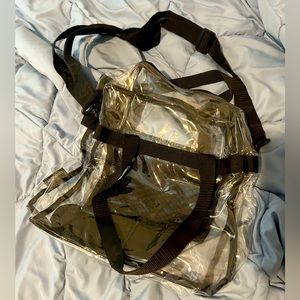 Clear bag (stadium approved)